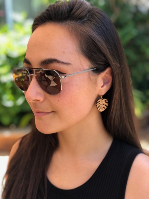 Monstera Earrings - Image 3