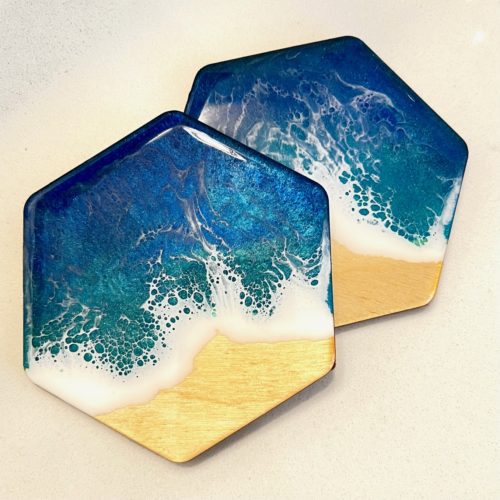 Oceanic Resin Coasters - Image 2