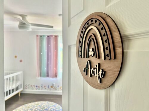 Rainbow Theme Name Sign - Image 4